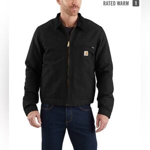 Men’s 2XL Carhartt blanket lined Detroit Jacket with CSX Railroad Monogram